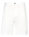 Siviglia Man Shorts & Bermuda Shorts White Size 35 Lyocell, Cotton, Elastane