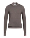 Siviglia Man Sweater Brown Size S Merino Wool In Brown