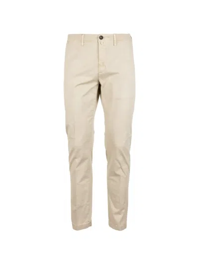 Siviglia Slim-fit Tailored Trousers In Neutral