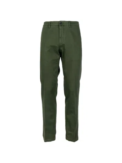 Siviglia Straight-leg Chino Trousers In Green