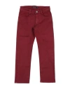 Siviglia Toddler Boy Pants Burgundy Size 6 Cotton, Elastane In Red