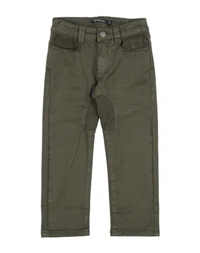 Siviglia Toddler Boy Pants Dark Green Size 3 Cotton, Elastane In Green