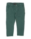 Siviglia Babies'  Toddler Boy Pants Dark Green Size 6 Cotton, Polyamide, Elastane, Polyester
