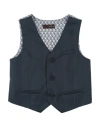 Siviglia Toddler Boy Tailored Vest Midnight Blue Size 7 Polyester, Viscose, Cotton In Blue