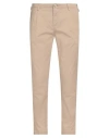 Siviglia White Man Pants Beige Size 32 Cotton, Elastane