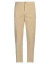 Siviglia White Man Pants Beige Size 32 Cotton, Elastane In Beige