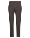 Siviglia White Man Pants Military Green Size 31 Cotton, Polyester, Elastane In Green