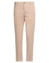Siviglia White Man Pants Sand Size 31 Cotton, Elastane