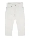 Siviglia White Babies'  Toddler Boy Pants White Size 4 Cotton, Elastane, Polyester