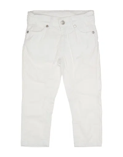 Siviglia White Toddler Boy Pants White Size 4 Cotton, Elastane, Polyester In White