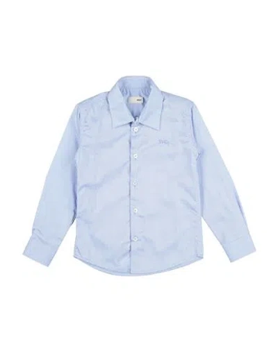 Siviglia White Babies'  Toddler Boy Shirt Sky Blue Size 6 Cotton