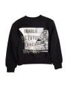 Siviglia White Toddler Boy Sweatshirt Black Size 4 Cotton In Black