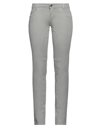 Siviglia Woman Pants Grey Size 27 Cotton, Elastane In Gray