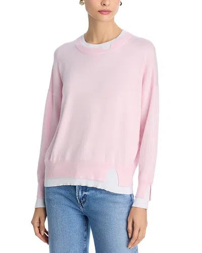 Six Fifty Claire Crewneck Sweater In Pink