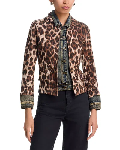 Six Fifty Clarissa Jacket In Animal Print