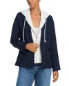 Six Fifty Drew Hooded Blazer In Navy