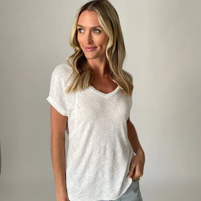Six Fifty Lucy Tee In White