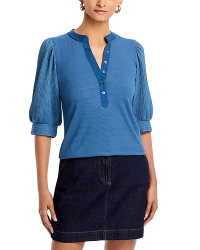 Six Fifty Marina Top In Blue