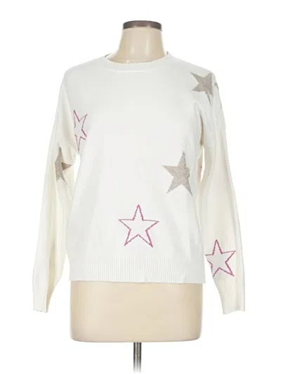 Pre-owned Six Fifty Pullover Sweater In White