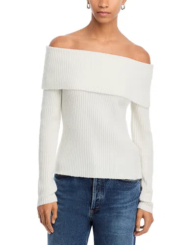 Six Fifty Regina Off The Shoulder Sweater In Ivory