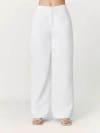 Six Stories Verity Tailored Textured Pants In White