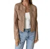 Six/fifty Blair Jacket In Tan In Brown