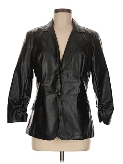 Pre-owned Six/fifty Blazer Jacket In Black