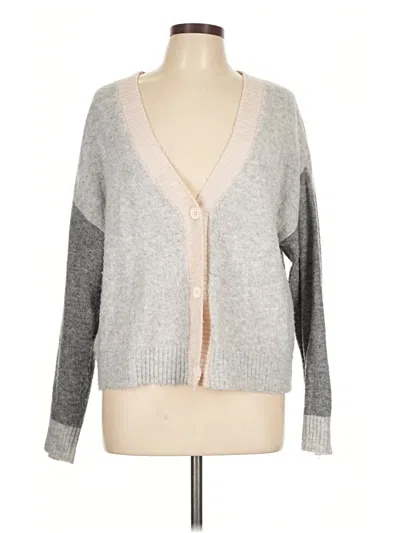 Pre-owned Six/fifty Cardigan Sweater In Gray