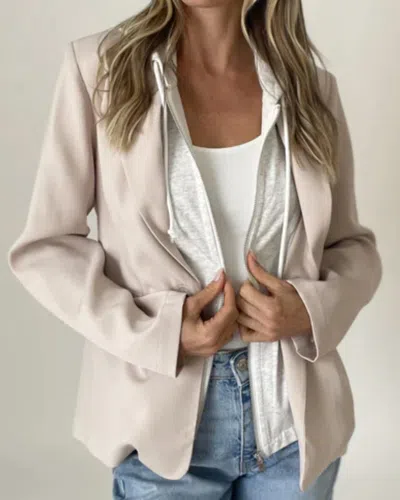 Six/fifty Drew Blazer In Blushing Rose