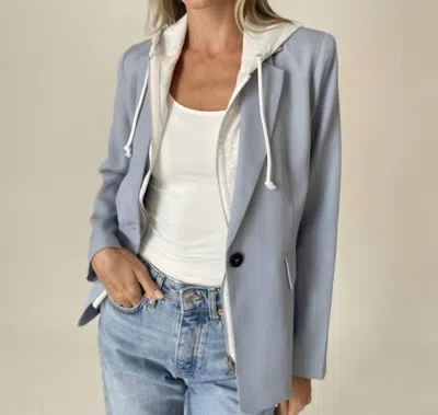 Six/fifty Drew Blazer In Robin's Egg Blue
