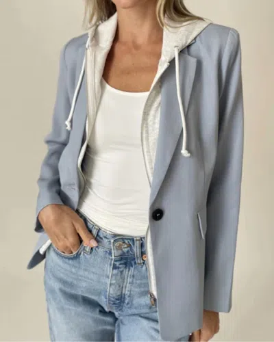 Six/fifty Drew Blazer In Robins Egg Blue