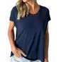 Six/fifty Ellis Top In Navy In Blue