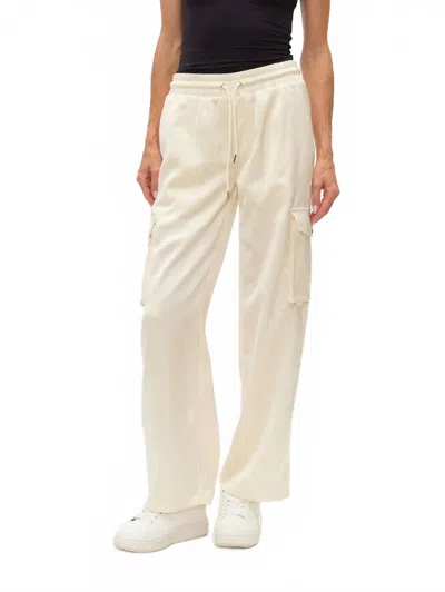 Six/fifty Elsa Straight Pants In Cream In Neutral
