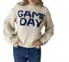Six/fifty Game Day Sweater In Beige In Neutral