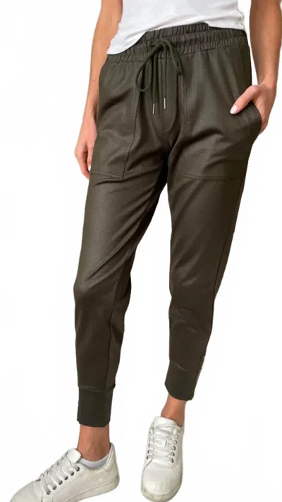 Six/fifty Headliner Jogger Pant In Olive In Green