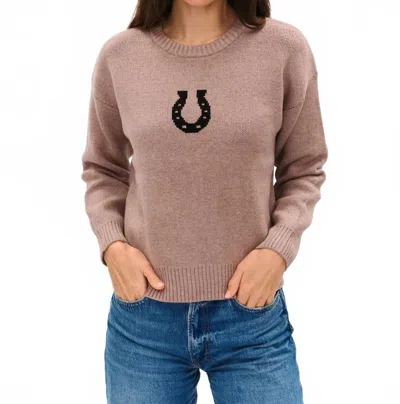 Six/fifty Horseshoe Sweater In Brown
