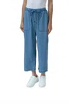 Six/fifty Jayme Pull On Wide Leg Pants In Blue In Blue