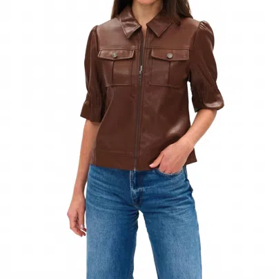 Six/fifty Jennifer Jacket In Brown