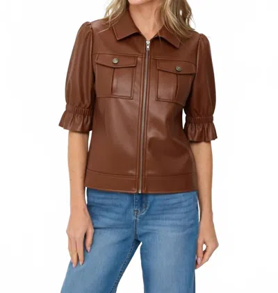 Six/fifty Jennifer Jacket In Brown