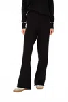 Six/fifty Kellie Stitched Pant In Black In Black