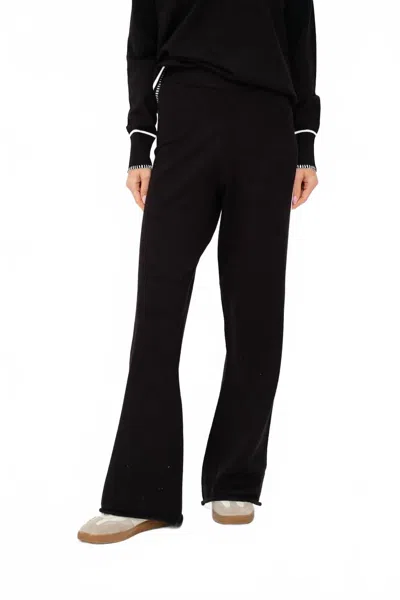 Six/fifty Kellie Stitched Pant In Black