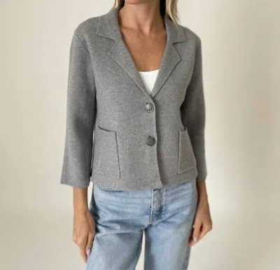 Six/fifty Louisa Blazer In Grey