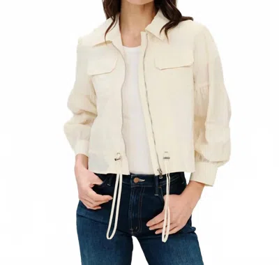 Six/fifty Madeline Jacket In White