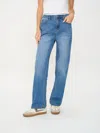 Six/fifty Maggie Wide Leg Jeans In Denim In Multi