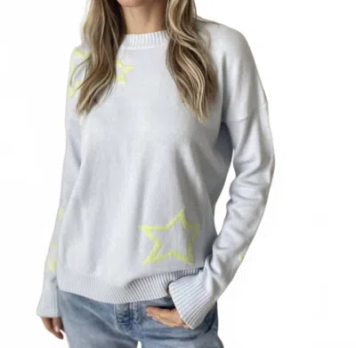 Six/fifty Neon Morgan Sweater In Gray