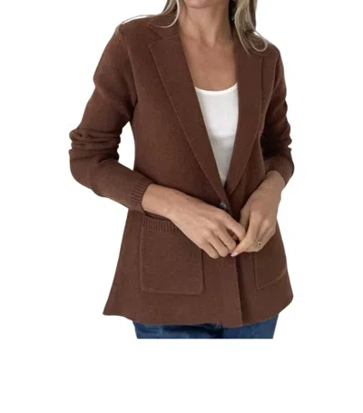 SIX/FIFTY PALOMA BLAZER IN BROWN
