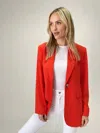 Six/fifty Paris Blazer In Red In Red