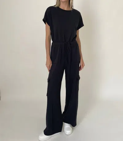 Six/fifty Phoenix Jumpsuit In Black