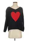 Six/fifty Pullover Sweater In Black