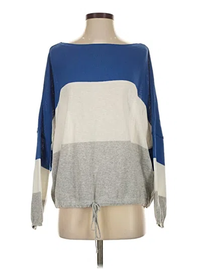 Pre-owned Six/fifty Pullover Sweater In Blue